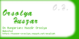 orsolya huszar business card