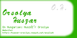orsolya huszar business card